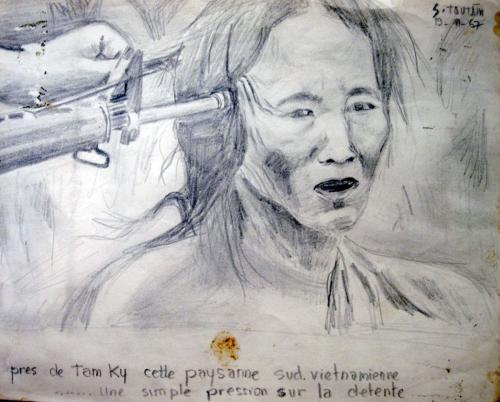 Dessin crayon Vietnam